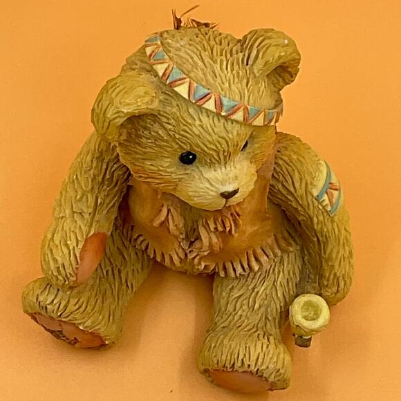 Cherished Teddies Bucky 1993 How I Love Being Friends With You Hamilton Gifts - Picture 6 of 7
